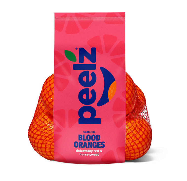 A bag of Peelz California Blood Oranges